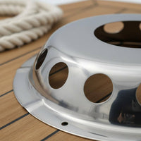 Yacht Ventilation Window Rust Proof Stainless Steel Deck Vent Polished Finish Louvered Air Vent
