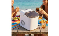 Compact Countertop Ice Maker Portable Ice Maker Small Footprint Machine Space-Saving for Homeowners