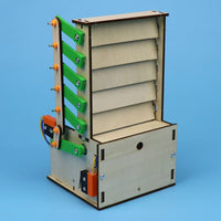 Window-Shade-Window Model Precision Mechanical Model with Remote Control Interactive Teaching Kit for Hobbyists