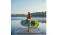 Adjustable Paddle Board Carrier with Padded Shoulder Sling Heavy-Duty Board Strap with Cup Holder Portable Paddleboard Carrier Compact for Lake