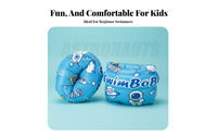 2 Pieces Double Air Chambers Inflatable Arm Bands High Buoyancy Swim Arm Floats Leak-Proof for Adults, Beginners, Pool, Beach