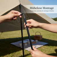 Heavy-Duty Adjustable Tent Awning Poles for Outdoor Camping