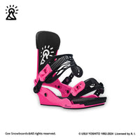 Gee snowboards蜡笔小新正版联名滑雪板固定器单板男女
