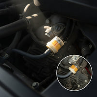 5 Pieces Fuel Filter with Transparent Shell Translucent Heater Fuel Filter Long-Lasting High Quality
