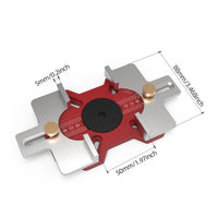 Double-Use Design Wood Slotting Jig Precise Positioning Slotting Template High Precision Drill Guide Jig Adjustable Thickness for Woodworkers, Professionals, Carpentry, Workshop