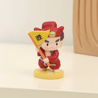 Scholar Figurine Traditional Chinese Style Figurine Painted for Collectors