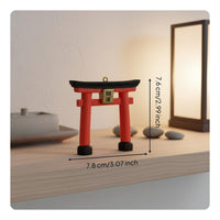 Good Luck Charm Maneki-Neko Statue Symbol of Wealth Japanese-Inspired Design Figurine Cute Design for Business Owners, Bookshelf Display