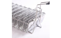 8 Slot Taco Rack Easy to Clean Taco Fryer Basket Sturdy for Restaurant Personnel