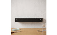 High Capacity Car Detailing Brush Holder Compact Detailing Brush Holder Black Tool Organizer Long-Lasting for Garage