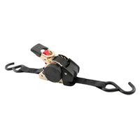 Automatic Retracting Retractable Tie-down Strap Compact Retractable Ratchet Strap Long-Lasting Ratchet Tie-down with Hooks Ergonomic for Outdoor Enthusiasts, Cargo Transport