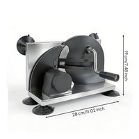 Hand Crank Bread Slicer Stainless Steel Manual Bread Slicer Suction Cup Feet Kitchen Tool