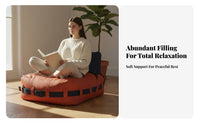 Space-Saving Teardrop Bean Bag Chair stylish aesthetic Floor Sofa No Assembly Required Indoor Furniture Lightweight for Adults, Teens, Students, Bedroom, Balcony, Living Room, perusing corner