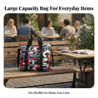 Lightweight Mother's Bag Multi-Way Carry Large Capacity Crossbody Bag Large Capacity Handbag for Moms, Shopping, Work, Gym