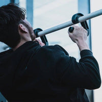 Vertical Grip Handle Textured Pull up Handle Anti Slip Bar Grips for Athletes, Back Training