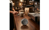 304 Stainless Steel Espresso Portafilter Basket 58mm Filter Basket Straight Wall Design for Baristas, Home Cafe