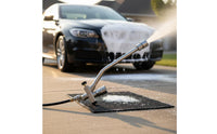 2-in-1 High Pressure Wash Kit Multi-Function Foam Wash Nozzle Set Stainless Steel Pressure Washer Spray Quick Connect for Outdoor, Garage