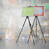 Portable Soccer Coaching Board with Stand Freestanding Coaching Board with Stand Foldable Equipment Lightweight for Sports Teams, Training Field