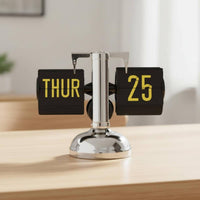 Flip Date Display Clock Date Display Mechanical Calendar Clock House Decoration for Office