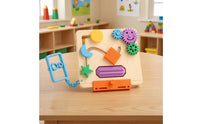 Busy Board Travel Busy Board with Gears Portable Educational Toy for Little Ones, Little Ones