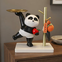 Panda Key Holder Panda Tray Organizer Easy to Clean House Decoration