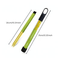 Golf Alignment Stick with Lanyard Fiberglass Golf Alignment Rod with Tube Training Aid Safeguarding Compact for Golfers