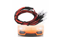 RC Car Headlight Taillight Kit Universal Fit Model Car Lighting Set Easy Installation for Night Driving