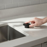 Small Air Switch Button Countertop Garbage Disposer Button Compatible Sink Power Switch Sturdy for Kitchen