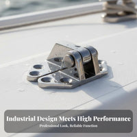 316 Stainless Steel Saltwater-Resistant Hinge Saltwater Resistant Sturdy Duty Detachable Hinge Hardware Fitting Mirror Polished