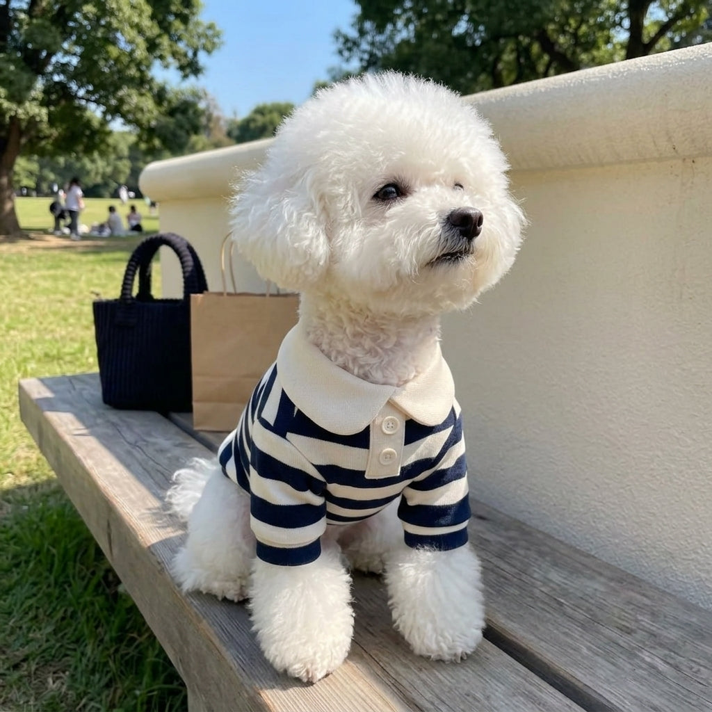 Dog Shirt Two-Legged Clothing with button-up, Short Sleeve Synthetic Button Up, Stylish Small Dog Clothes for Comfortable and Daily Wear