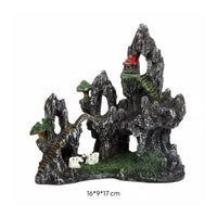 Aquatic Pet Aquarium Hiding Cave Realistic Design Aquatic Pet Hideout Cave