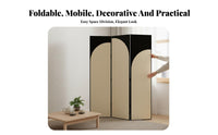 New Chinese & fashion Multi-Panel Folding Screen French Cream appearance 4-Panel Folding Divider Foldable Design Room Partition Movable for Interior Decorators, Business Owners, Study, Bedroom, Studio, Apartment