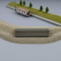 230 Mm Straight Track Section Textured Roadbed Track Section
