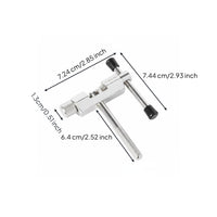 Nickel Plated Cycle Chain Breaker All Steel Bike Chain Breaker Long-Lasting Easy to Use for Garage, Workshop