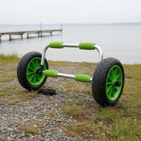 Aluminum Frame Paddleboard Dolly with Wheels Portable SUP Transport Carrier Heavy Duty for Lakeside