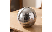 7 Pieces Globe Dinnerware Set Contemporary Stainless Steel Tableware Minimalist for Dining Room