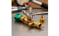 Shutoff Core Removal Tool with Ball Shutoff High-Pressure for Heating and Cooling Technicians, Air Conditioner Repair