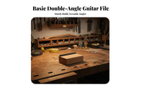 Olive Wood Body Guitar Fret Bevel File 2-in-1 Fret Bevel File for DIY Enthusiasts, Guitarists