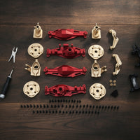 Axle Housing Kit Better Climbing Performance Steering Joint Low Center of Weight Distribution Diff Cover for Trail Runs