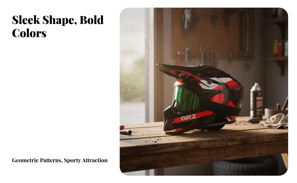 Motocross Helmet All Season Rough Terrain Helmet High-Strength Shell Motorsport Equipment for Motorcyclists, Go-Kart Drivers, Mountain Path, Trails