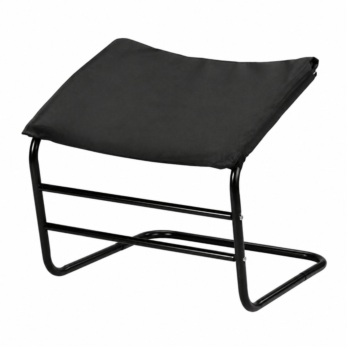 Footstool Angled Padded Footrest Compact Footrest with Metal Frame for Home Office
