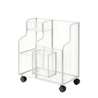 Compartment Storage Rack Tall Upright Freestanding Storage Rack Floor Standing for Home Gym