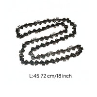 18 Inch Woodcutting Chainsaw Chain Reduced Kickback Accessory Sturdy Construction for Tree Trimming