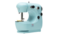 Foot Pedal Compact Electric Sewing Machine Built-in Light Mini Sewing Machine Accessories Included Home Appliance Plastic Body