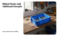 Multiple Compartments Multi-Compartment Screw Box Thickened structure Compartment Storage Box sturdy Parts Organizer safe Latch for DIY hobbyists, technical experts, Professionals, Workshop, Garage, work location, Craft Room