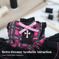 OB11 Doll Outfit Collectible OB11 Doll Clothes Detailed Design 1/12 Scale BJD Dress Set for Collection Display