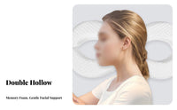 Reduces Facial Pressure Side Sleeper Beauty Pillow Slow Rebound Memory Foam C-Shaped Pillow Breathable Material for Sleeping, Bedroom