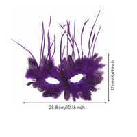 Sequins Sequin Masquerade Mask Glittery Feather Masquerade Mask Colorful Design Party Accessory for Festival