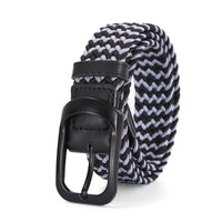Woven Belt Elastic Braided Belt Casual No-Hole for Men, Daily Wear, Travel