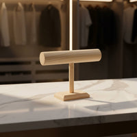 Tiered Design Bracelet Display Rack Sturdy Construction Solid Wood Jewelry Stand Space Saving Wooden Bracelet Display Tangle-Unrestricted for Retail Shop, Boutique, Dresser Top, Craft Fair