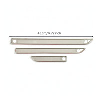3 Pieces Center Console Air Outlet Trim Decorative Console Vent Trim with Mesh Low-Profile Lower Air Vent Cover for Dust Protection